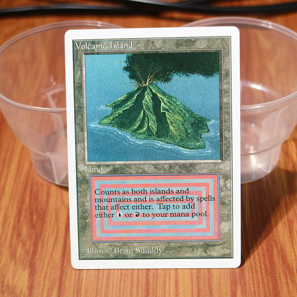 Volcanic Island Unlimited magic the gathering proxy mtg cards Top