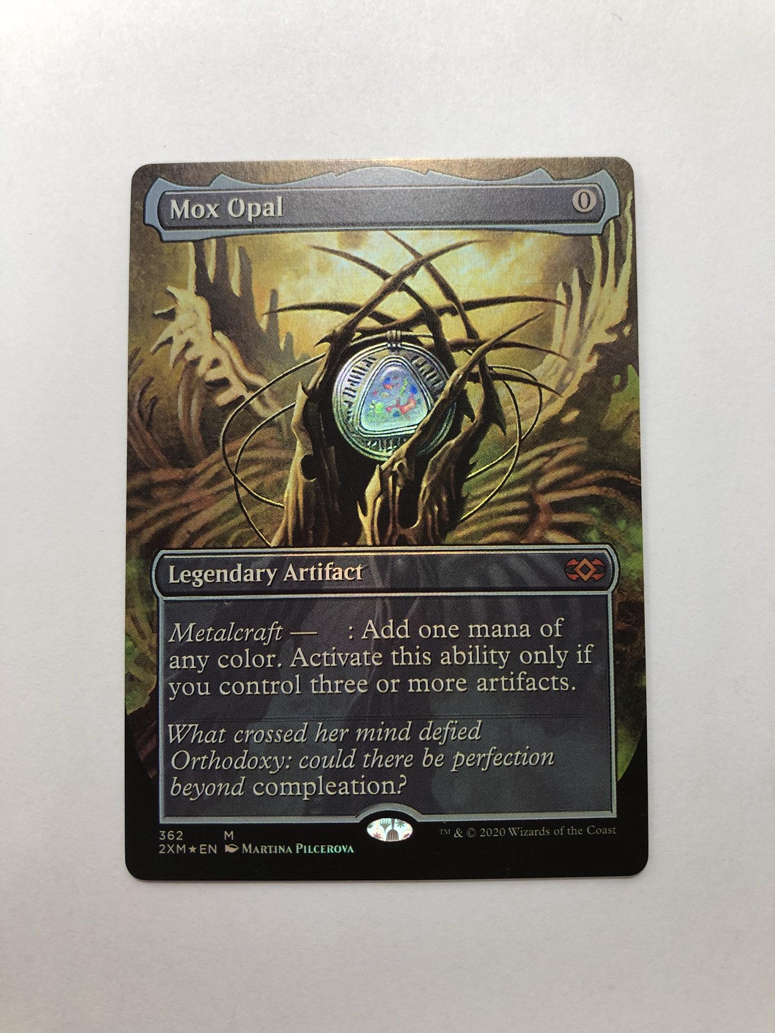 Mox opal extended art 2xm double masters foil magic the