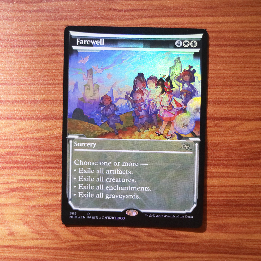Farewell #365 NEO foil magic the gathering proxy mtg cards Top